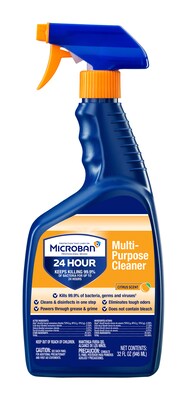 Microban 24 Professional Multi-Purpose Sanitizing and Disinfecting Cleaner, 32 fl oz