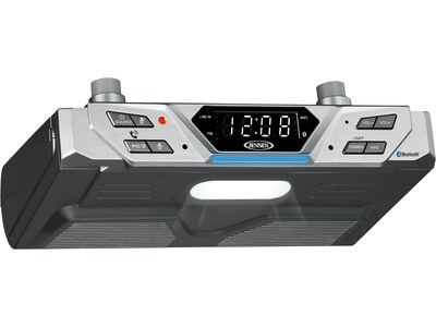 Jensen Under-Cabinet Voice-Controlled Wireless Music System, Silver (JAS-725)