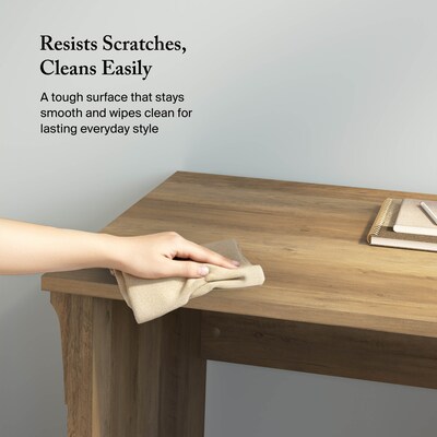 Bush Furniture Salinas 60"W L Shaped Desk with Storage, Reclaimed Pine (SAD160RCP-03)