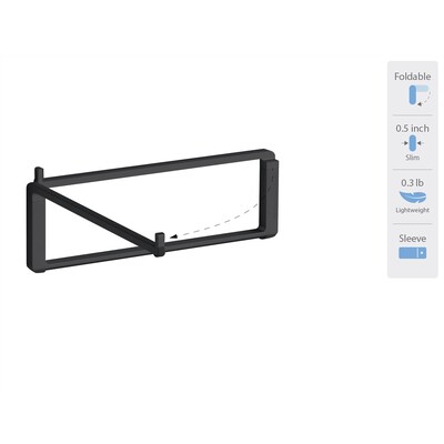 Rain Design mBar Pro 9.6" x 9.8" Aluminum Laptop Stand, Black (10086)