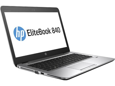 HP EliteBook 840 G3 14 Refurbished Laptop, Intel Core i7, 16GB Memory, 256GB SSD, Windows 10 Pro (T