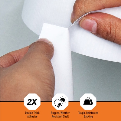 Gorilla Heavy Duty Duct Tape, 1.88" x 30 yds., White (6025001)