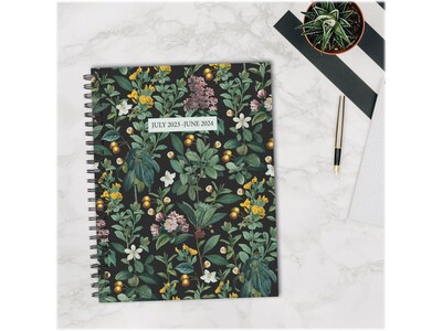 2023-2024 Willow Creek Botanical Nature 6.5" x 8.5" Academic Weekly & Monthly Planner, Paperboard Cover, Multicolor (38062)