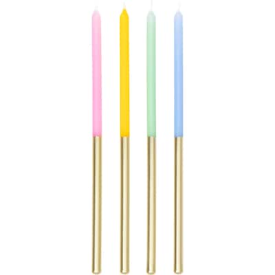 Creative Converting Birthday Candles, Assorted Pastels, 144/Pack