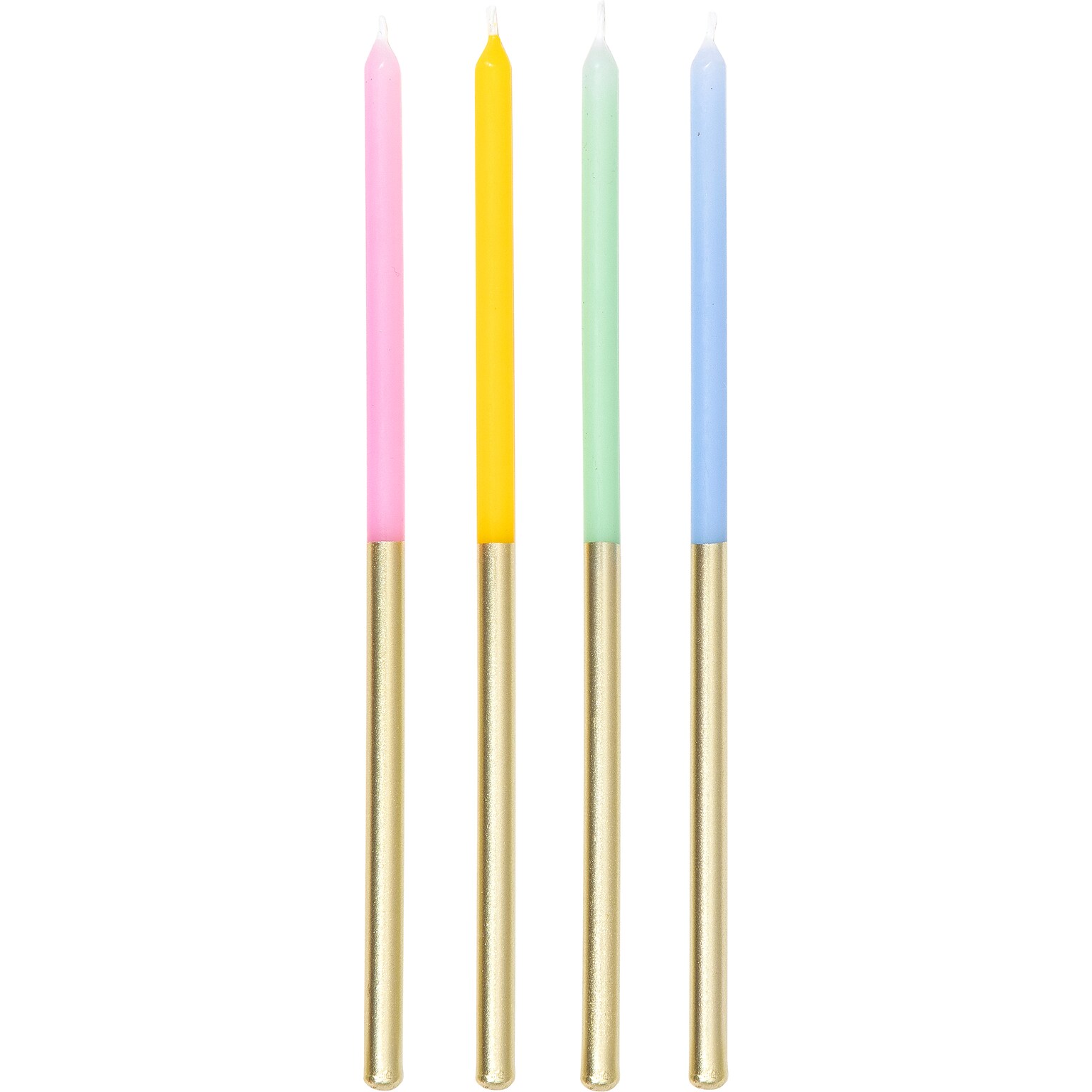 Creative Converting Birthday Candles, Assorted Pastels, 144/Pack