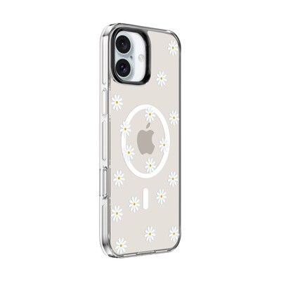 SaharaCase Inspire MagSafe Phone Case with 3 Interchangeable Magnetic Backs for iPhone 16 Plus, Shock Absorbing, Floral