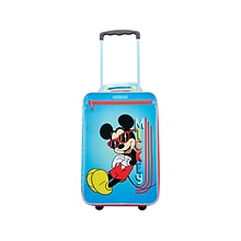 American Tourister Disney Kids Mickey Polyester Carry-On Luggage, Multicolor (139451-4450)