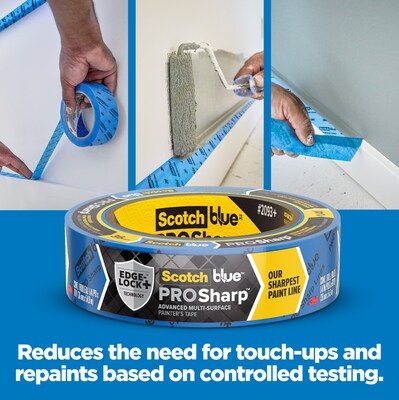 ScotchBlue PROSharp Painter's Tape, 0.94" x 60 yds., Blue (2093+-24EC)