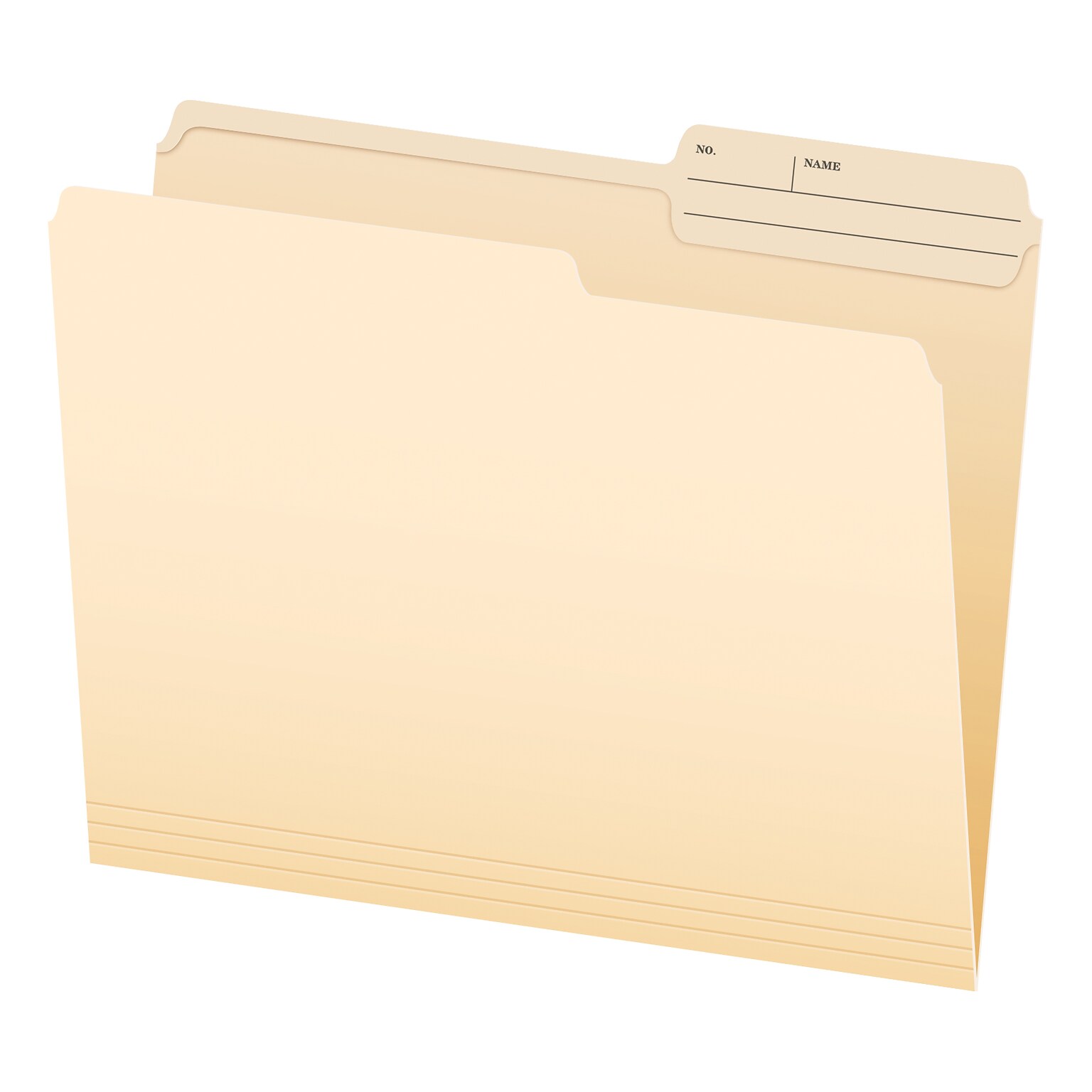 Pendaflex File Folder, 1-Tab, Right Position, Letter Size, Manila, 100/Box (1007078)