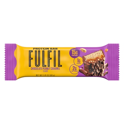 FULFIL Chocolate Peanut Caramel Flavor Vitamin & Protein Standard Bar, 5.62 oz., 6/Pack (220-02915)