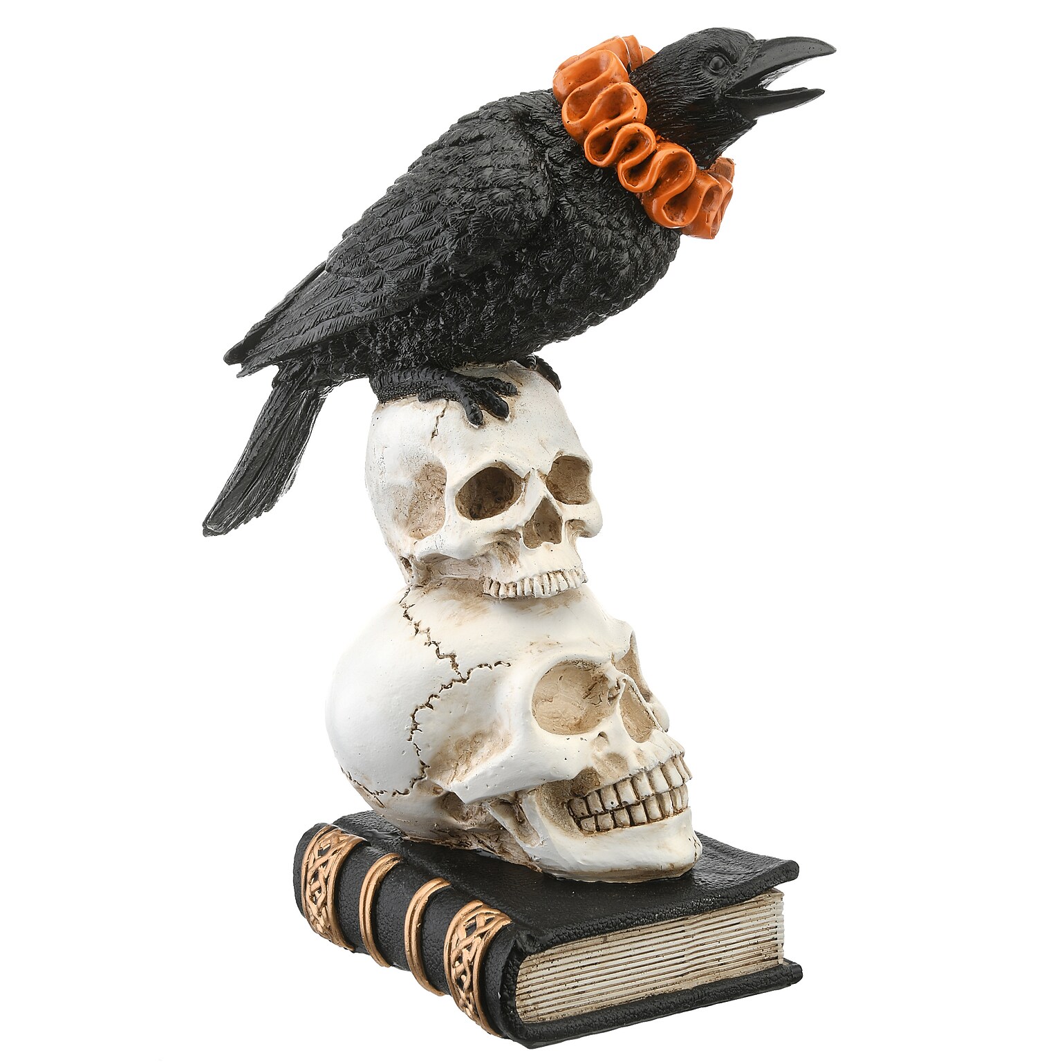 National Tree Company 11 Crow and Skulls Halloween Decor (PG11-FJ90758-1)