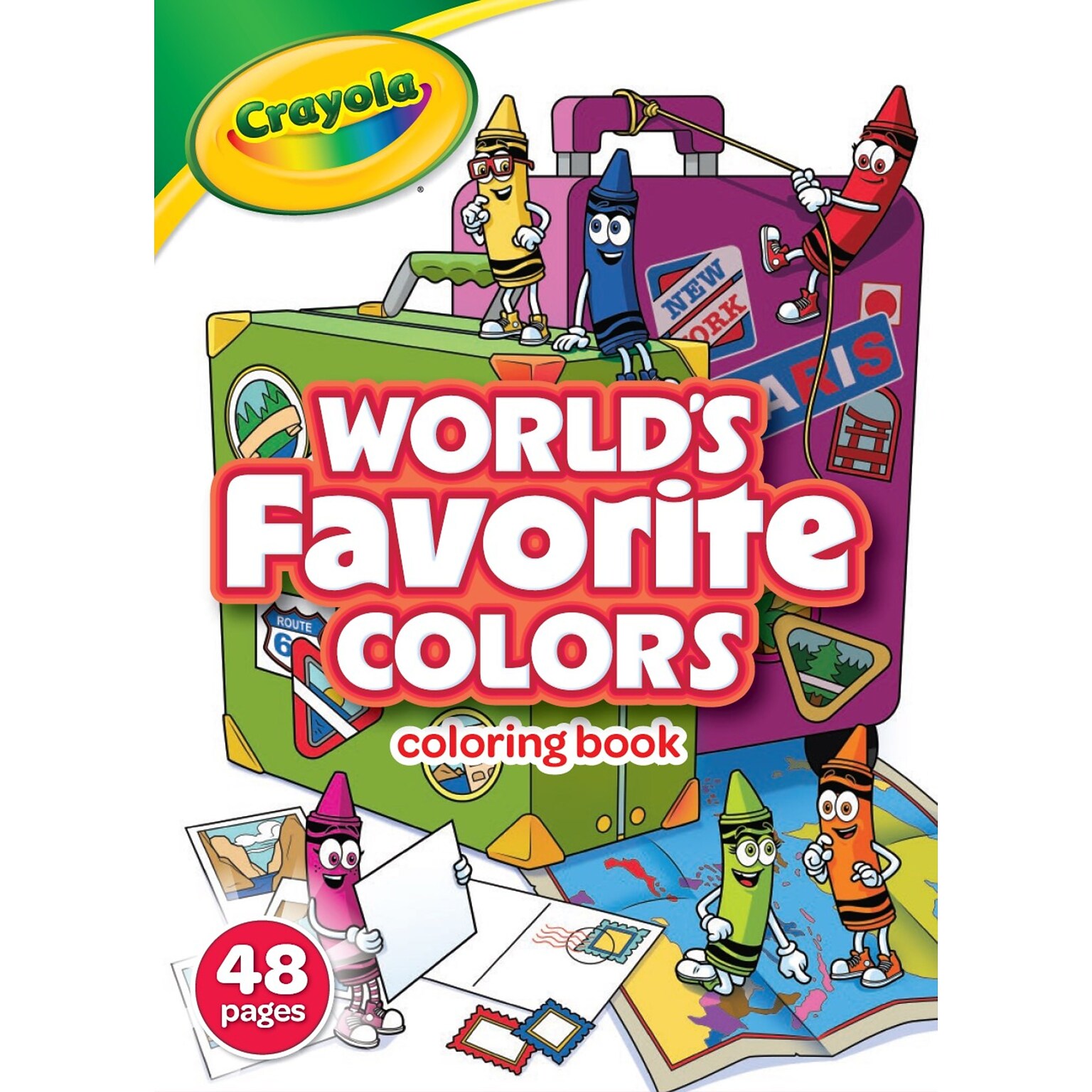 Worlds Favorite ColorS 48pg Coloring Book