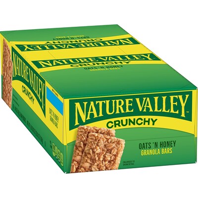 Nature Valley Oats & Honey Granola Bar, 1.49 oz, 18/Box (GEM33530)