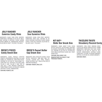 Hershey Assorted Chocolate & Gummy Candy Variety Bag, 49.74 oz., 105 Pieces (34000-94699)