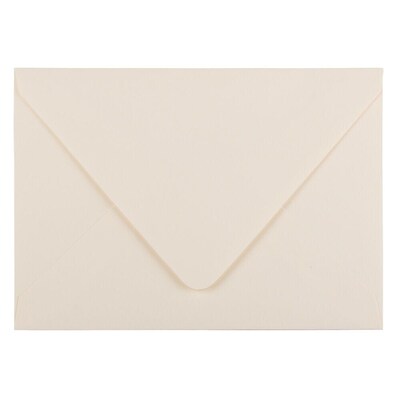 JAM Paper A7 Invitation Envelope, 5 1/4 x 7 1/4, Ivory, 50/Pack (235034674I)