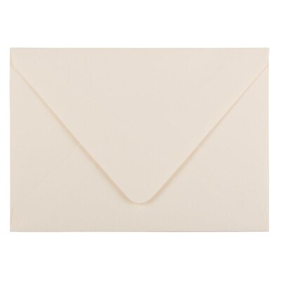 JAM Paper A7 Invitation Envelope, 5 1/4 x 7 1/4, Ivory, 50/Pack (235034674I)