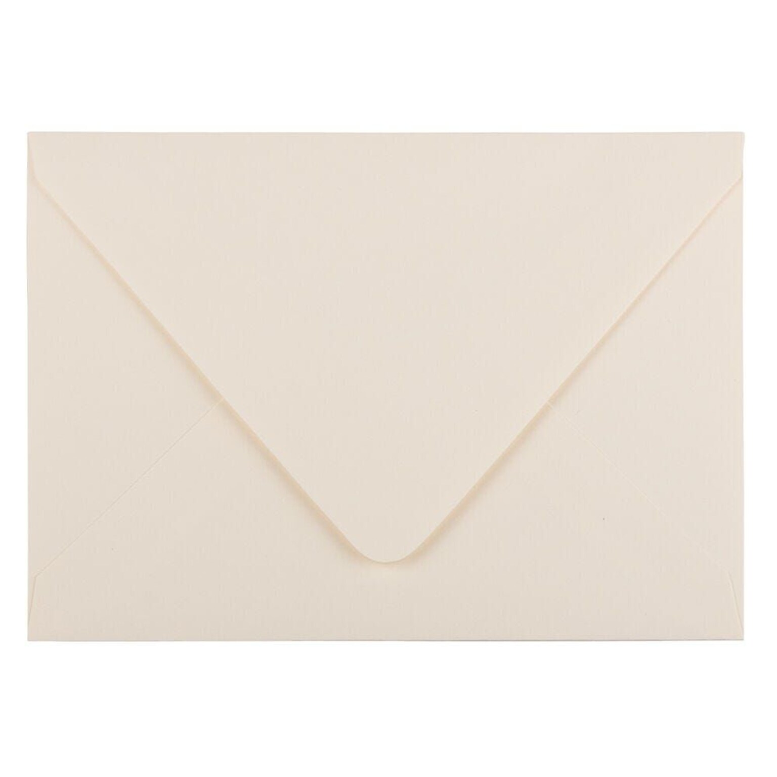 JAM Paper A7 Invitation Envelope, 5 1/4 x 7 1/4, Ivory, 50/Pack (235034674I)