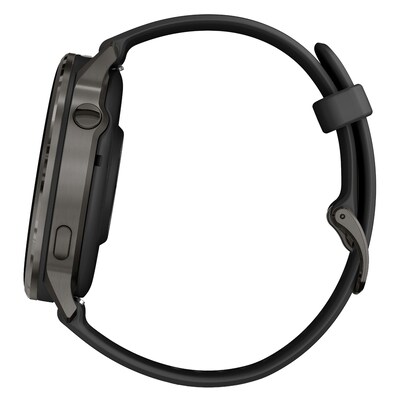 Garmin Venu 4 Fitness Smartwatch, GPS, 45mm, Black Silicone Band (010-03014-00)