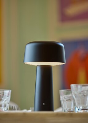 Adesso Lenny LED Table Lamp, Black (4094-01)