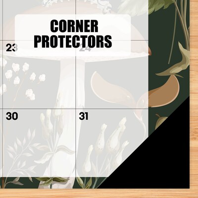 2026 Willow Creek Woodland Mushroom 17" x 12" Monthly Desk Pad Calendar (57186)