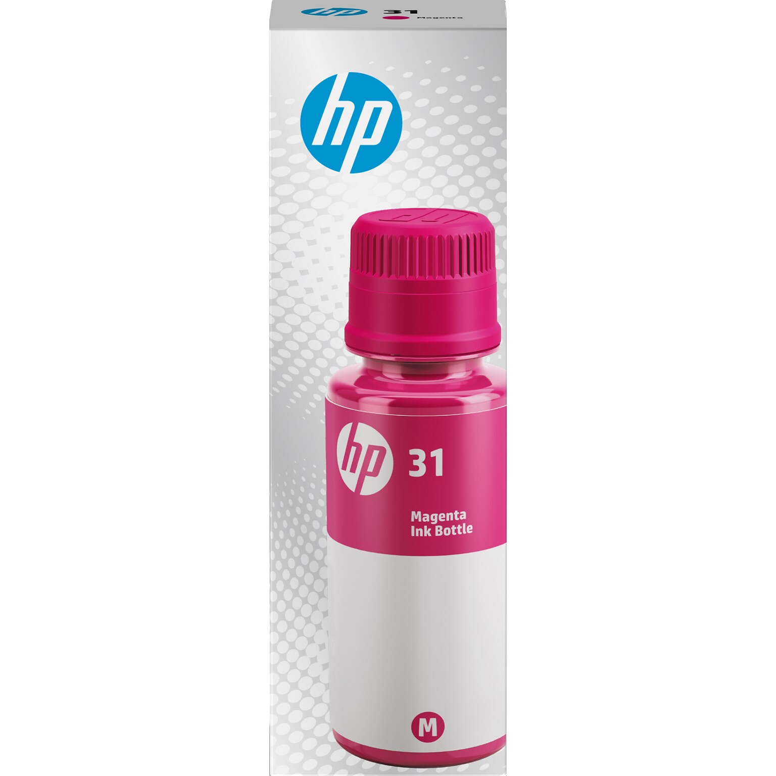 HP 31 Magenta Standard Yield Ink Tank Bottle Refill, Prints Up to 8,000 Pages (1VU27AN)