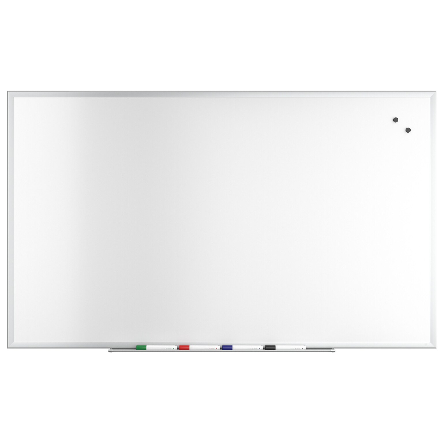 TRU RED™ Magnetic Steel Dry Erase Board, Satin Frame, 5 x 3 (TR61176)