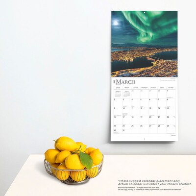 2025 BrownTrout Norway 12" x 12" Monthly Wall Calendar (9781975476182)