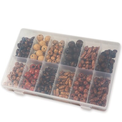 S&S Wood Bead Assortment (BE1397)