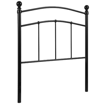 Flash Furniture HERCULES Series Metal Twin Headboard Fabric, 38W x 2D x 42H, Black (HGHB1706T)