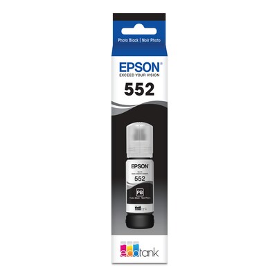 Epson T552 Photo Black High Yield Ink Cartridge Refill