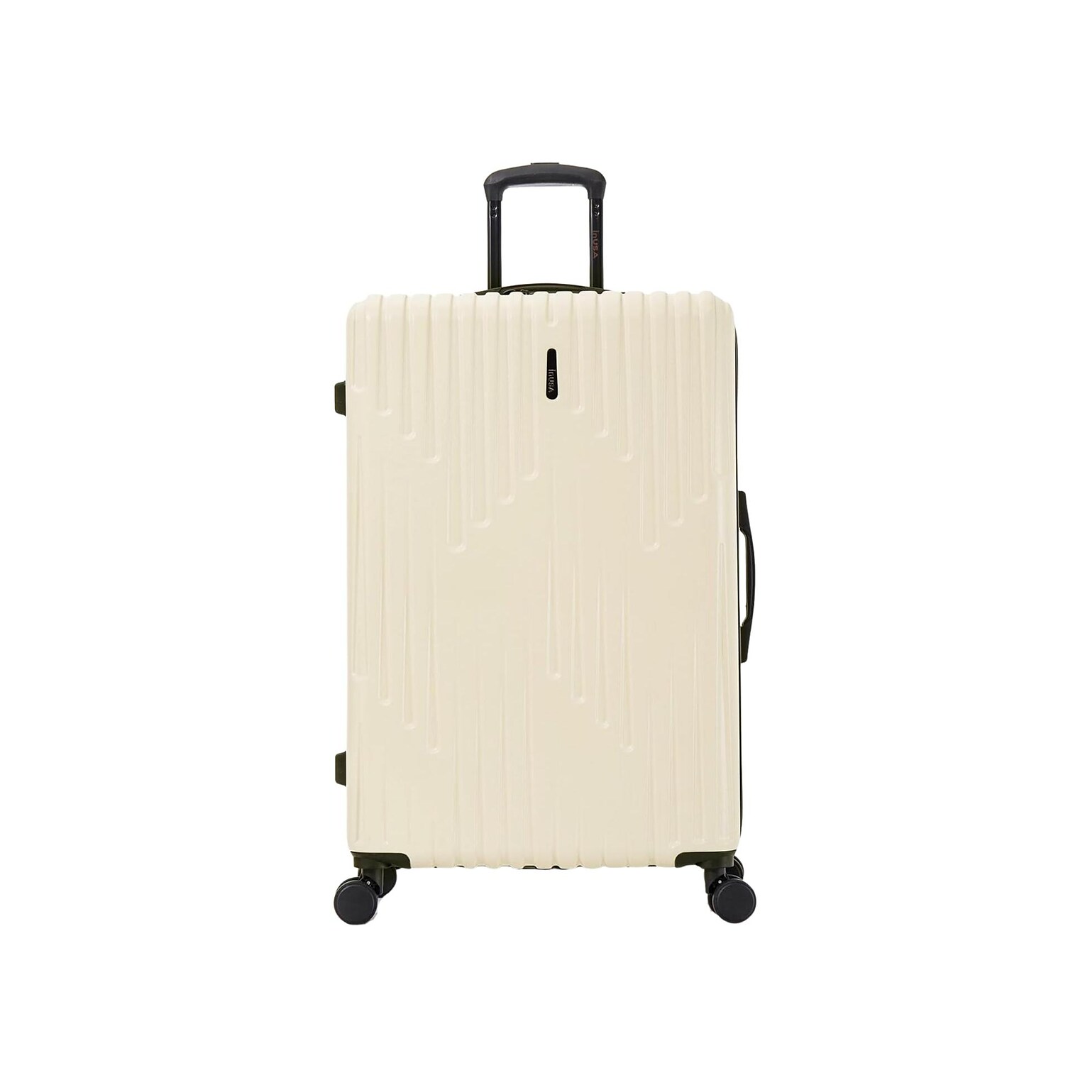 InUSA Drip 28 Hardside Suitcase, 4-Wheeled Spinner, TSA Checkpoint Friendly, Sand (IUDRI00L-SAN)