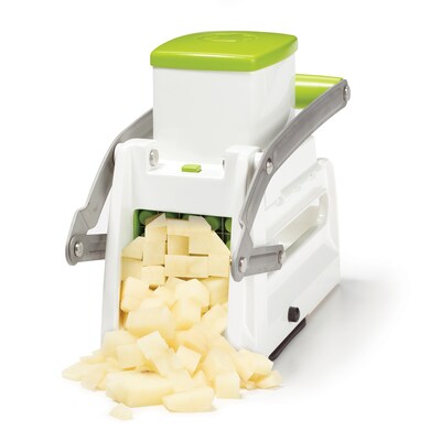 Starfrit Pro Multiuse Fry Cutter, White & Green (092919-002-0000)