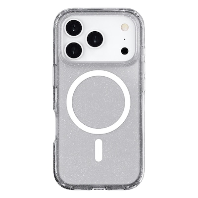 TUFF8 Glitz MagSafe Phone Case for iPhone 18 Pro, Shock Absorbing, Clear Glitter (T8GZ-IP1803)