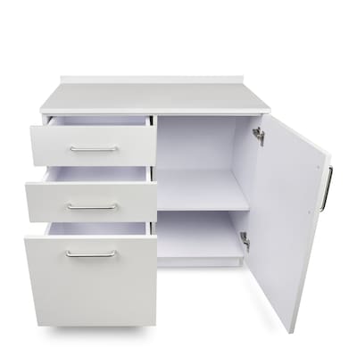 Viva Comfort 36.32"H x 36"W Exam Room Medical Cabinet, 3-Drawers, Gray (ADI902-B-36-N-GRY)