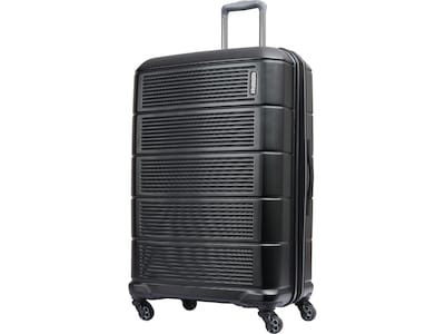 American Tourister Stratum 2.0 32.5 Hardside Suitcase, 4-Wheeled Spinner, Jet Black  (142350-1465)