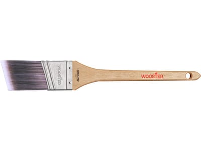 Wooster Brush ULTRA/PRO Firm 2" Nylon/Polyester Thin Angle Brush, 6/Box (0041810020)