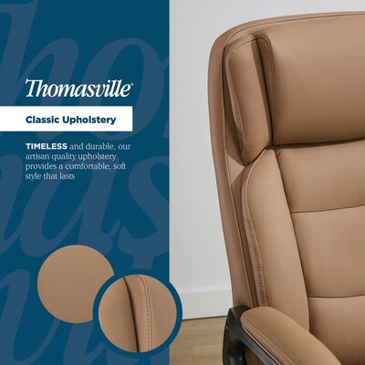 Thomasville Lansing Ergonomic Polyurethane Big & Tall Chair, 400 lb. Capacity, Light Tan (52398-TAN)