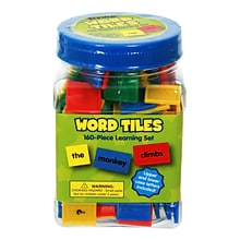 Eureka Word Tiles Learning Set, 160/Pack, 2 Pack/Bundle (EU-867450)