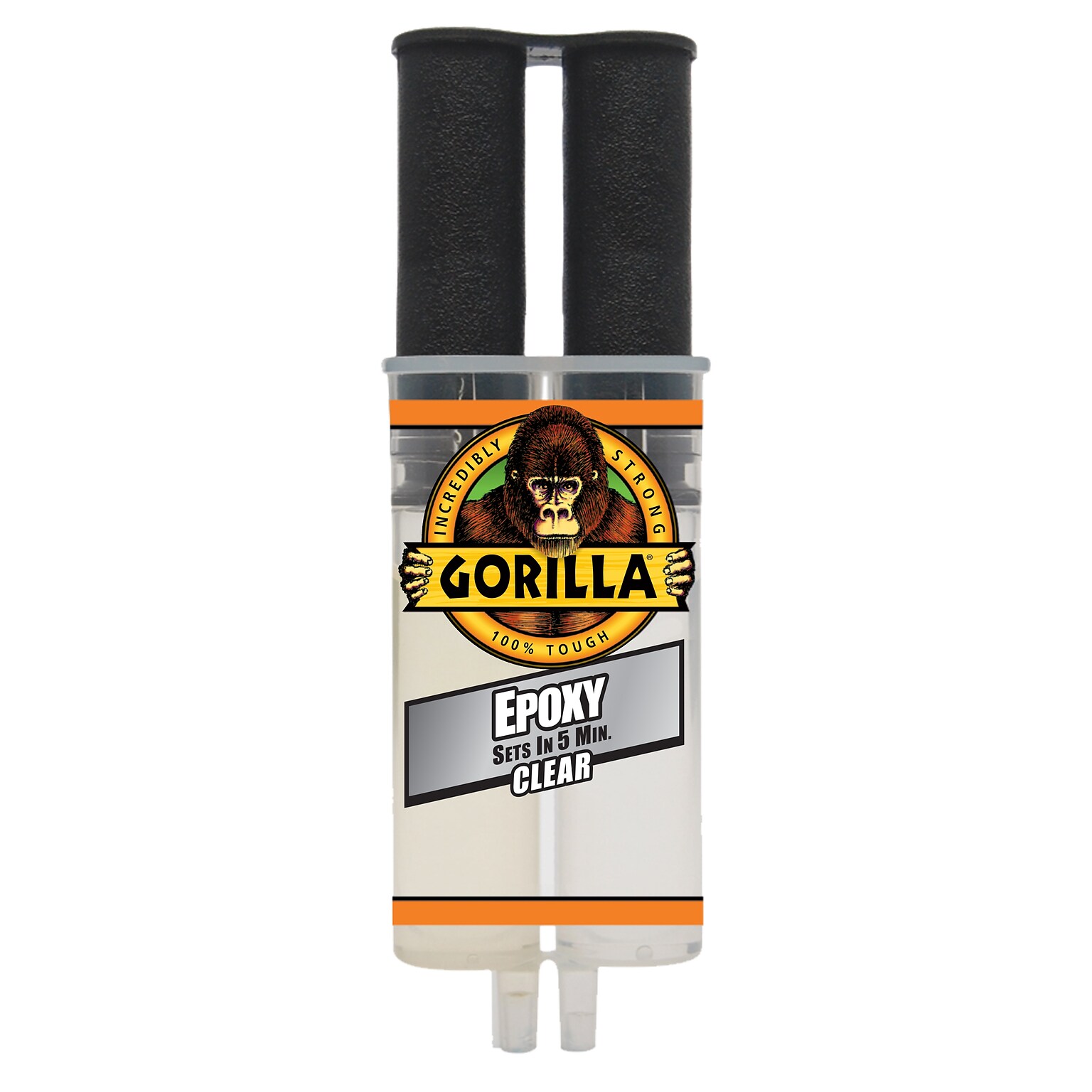 Gorilla Epoxy Syringe, 0.85 oz., Clear (4200101)