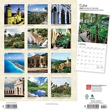 2024 BrownTrout Cuba 12 x 24 Monthly Wall Calendar (9781975462505)