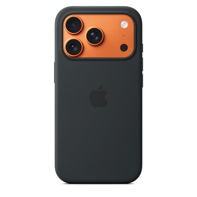 Apple Silicone MagSafe Phone Case for iPhone 17 Pro, Black (MGFK4ZM/A)