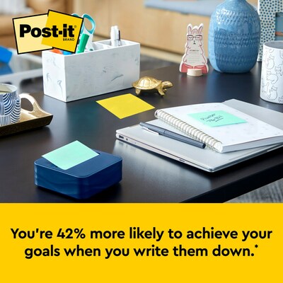 Post-it Pop-up Notes, 3" x 3", Floral Fantasy Collection, 100 Sheets/Pad, 12 Pads/Pack (R330-12AU)