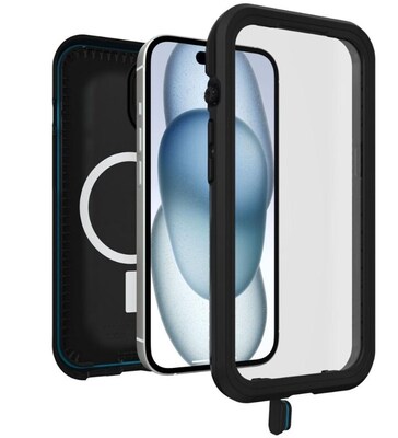 OtterBox Fre Series for MagSafe iPhone 15 Case, Black (77-93432)