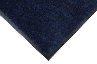 M+A Matting Classic Plush Mat, smooth backing, 3 x 5, Deeper Navy (1805135190)