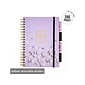 Pukka Pad Rochelle & Jess 5-Subject Notebooks, 6.9" x 9.8", Ruled, 100 Sheets, Assorted Colors, 3/Pack (9447-ROC)