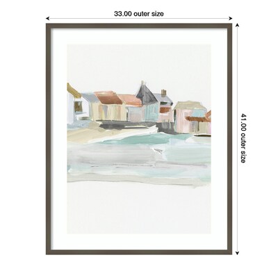 Amanti Art Seaside Tranquility I by Susan Pepe Wood Framed Wall Art Print, 33" x 41" (A42675537388)