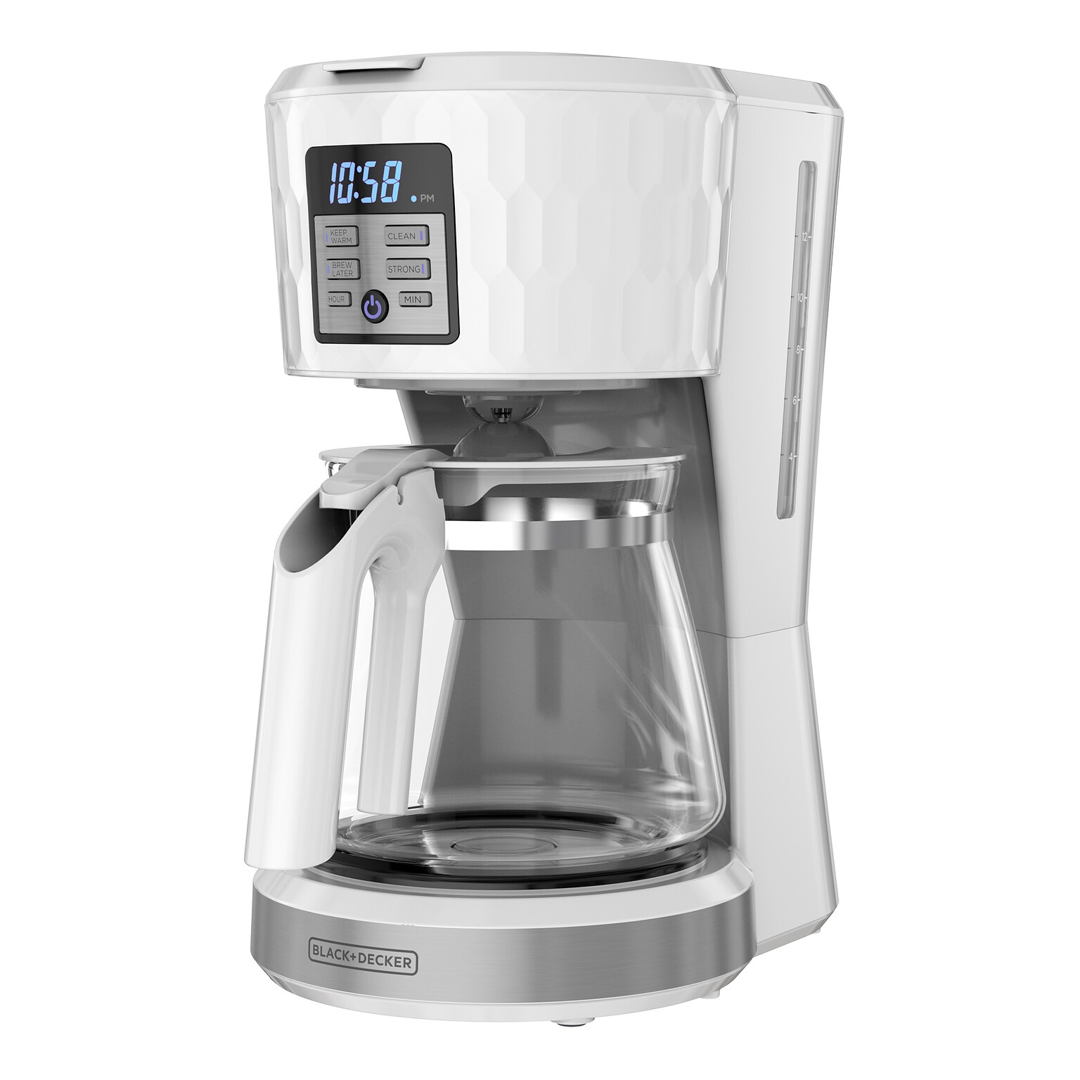 Black & Decker Honeycomb Collection 12-Cups Automatic Drip Coffee Maker (CM1251W)
