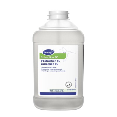 Diversey Extraction SC Multipurpose Cleaner for Diversey J-Fill, Fruity Fresh, 2.5 L / 2.64 U.S. Qt., 2/Carton (904972)