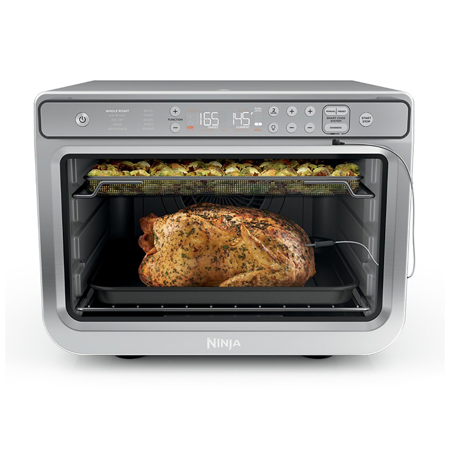 Ninja Prestige Smart XL Air Fryer & Countertop Oven, Silver (DT551)