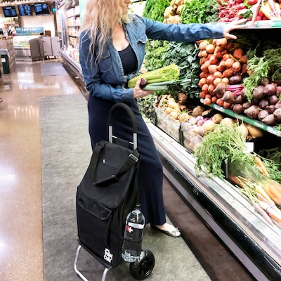 Trolley Dolly Standard Folding Hand Truck, 110 lb. Capacity, Black (01-517)